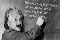 Einstein at chalk board